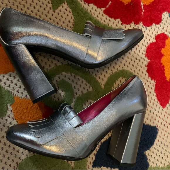 Ferca 81 size 7 soft Italian leather shoes heels - Picture 4 of 7